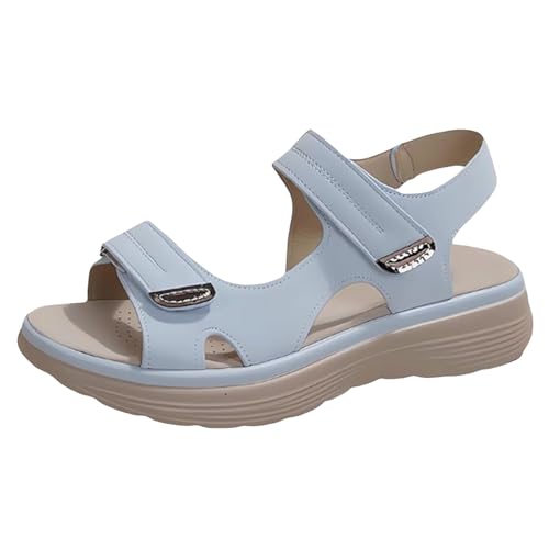 Damen Sandalen Sommer Elegant Weiß Orthopädische Damensandalen Schnallenriemen Strandsandalen Komfort Outdoorsandalen Weichen Sohlen Sportsandalen Einfarbig Peeptoe Sandalette Flache Sommerschuhe Damen Sandalen Sommer Elegant Weiß Orthopädische Damensandalen Schnallenriemen Strandsandalen Komfort Outdoorsandalen Weichen Sohlen Sportsandalen Einfarbig Peeptoe Sandalette Flache Sommerschuhe von Generisch