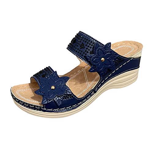 Damen Slingpumps mit Verstellbarem Riemen Vegan Klassisch Modisch mit Stiletto Bequem Schuhe Knöchelriemen Spangenpumps Gummi Sandalen Kinder Wolke Rutschfeste Hausschuhe von Generisch