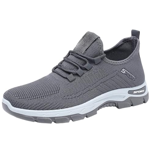 Damen-Sneaker, Herren-Laufschuhe, orthopädische Schuhe für Plantarfasziitis, atmungsaktiv, leicht, Netzstoff, atmungsaktiv, Wanderschuhe, lässiger Slipper, Sporttrainer, Grey1 Herren, 38 2/3 EU Damen-Sneaker, Herren-Laufschuhe, orthopädische Schuhe für Plantarfasziitis, atmungsaktiv, leicht, Netzstoff, atmungsaktiv, Wanderschuhe, lässiger Slipper, Sporttrainer, Grey1 Herren, 38 2/3 EU von Generisch