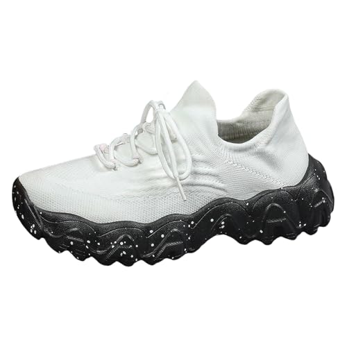 Damen Sport Freizeitschuhe Frühling Sommer und Herbst Weiche Walking Freizeit Mesh Atmungsaktiv Weiche Dicke Sohle Bequeme Sport Freizeitschuhe Wasserschuh Männer 12, weiß, 4 UK 3X-Narrow Damen Sport Freizeitschuhe Frühling Sommer und Herbst Weiche Walking Freizeit Mesh Atmungsaktiv Weiche Dicke Sohle Bequeme Sport Freizeitschuhe Wasserschuh Männer 12, weiß, 4 UK 3X-Narrow von Generisch