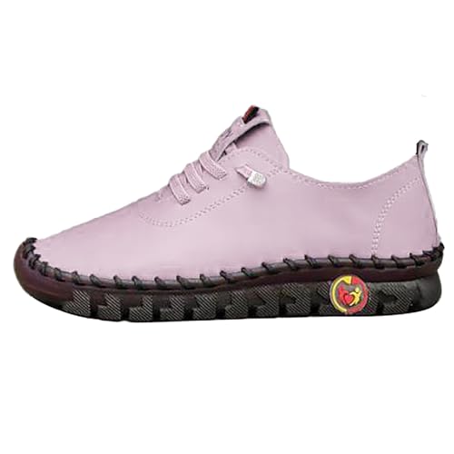 Damen Walkingschuhe Turnschuhe Damen Mokassins Casual Loafers Komfort Leder Schnürschuhe Flache Bootsschuhe Bequem rutschfest Flacheschuhe Casual Slippers Arbeit Lederschue Outdoor Trekkingschuhe Damen Walkingschuhe Turnschuhe Damen Mokassins Casual Loafers Komfort Leder Schnürschuhe Flache Bootsschuhe Bequem rutschfest Flacheschuhe Casual Slippers Arbeit Lederschue Outdoor Trekkingschuhe von Generisch