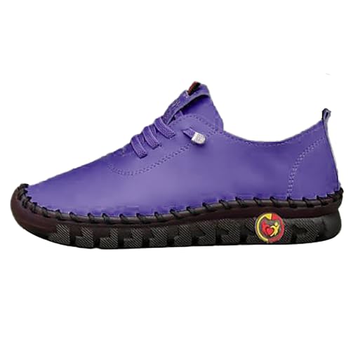 Damen Walkingschuhe Turnschuhe Damen Mokassins Casual Loafers Komfort Leder Schnürschuhe Flache Bootsschuhe Bequem rutschfest Flacheschuhe Casual Slippers Arbeit Lederschue Outdoor Trekkingschuhe Damen Walkingschuhe Turnschuhe Damen Mokassins Casual Loafers Komfort Leder Schnürschuhe Flache Bootsschuhe Bequem rutschfest Flacheschuhe Casual Slippers Arbeit Lederschue Outdoor Trekkingschuhe von Generisch
