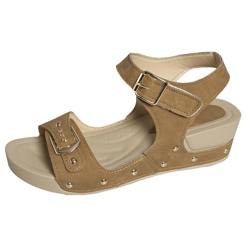 Damen-Wandersandalen, Sport, bequeme Wandersandalen, Luftkissen, Sport, Slingback, elastisch, Strandurlaub, Freizeit, Plateauschuhe, niedliche Damenschuhe, Größe 42, khaki, 39.5 EU Damen-Wandersandalen, Sport, bequeme Wandersandalen, Luftkissen, Sport, Slingback, elastisch, Strandurlaub, Freizeit, Plateauschuhe, niedliche Damenschuhe, Größe 42, khaki, 39.5 EU von Generisch