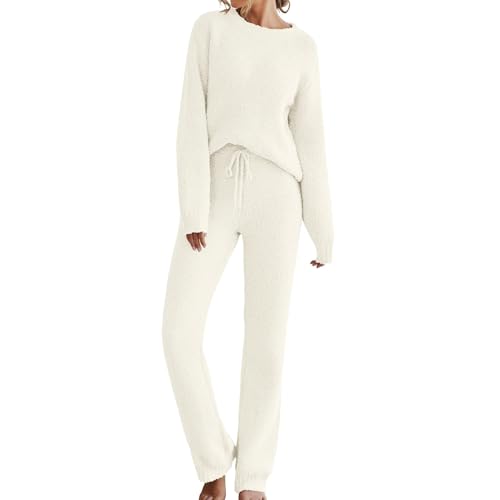 Damen Winter Schlafanzug Warm Kuschelig Teddy Fleece Hausanzug Flauschiger Schlafanzüge Thermo Pyjamas Sets Warme Nachtwäsche Langarm Schlafanzugoberteile Schlafanzughosen Kuschelanzug Damen Winter Schlafanzug Warm Kuschelig Teddy Fleece Hausanzug Flauschiger Schlafanzüge Thermo Pyjamas Sets Warme Nachtwäsche Langarm Schlafanzugoberteile Schlafanzughosen Kuschelanzug von Generisch