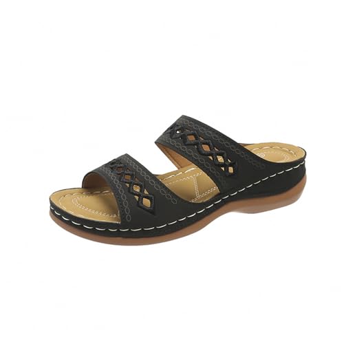 Damensandalen Schmerzlinderungs-Sandalen - Ergonomische Pantoletten Atmungsaktive Pantoffeln Bequeme Sandalen Ergonomische Sandaletten Sommerschuhe Für Freizeit Und Zuhause Damensandalen Schmerzlinderungs-Sandalen - Ergonomische Pantoletten Atmungsaktive Pantoffeln Bequeme Sandalen Ergonomische Sandaletten Sommerschuhe Für Freizeit Und Zuhause von Generisch