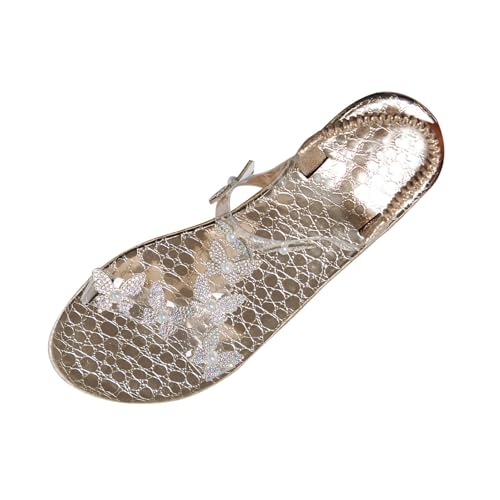 Dicker Boden, schräg und modisch draußen, mit offenem Zehenbereich, quadratischer Kopf, kalte Züge, Damenschuhe, koreanisches Denim-Tuch, hochhackige Camping-Sandalen für Damen, gold, 4.5 UK 3X-Narrow Dicker Boden, schräg und modisch draußen, mit offenem Zehenbereich, quadratischer Kopf, kalte Züge, Damenschuhe, koreanisches Denim-Tuch, hochhackige Camping-Sandalen für Damen, gold, 4.5 UK 3X-Narrow von Generisch