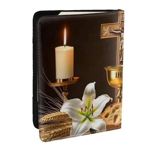 Elegante Reisepasshülle für Kommunion, bedruckter Reisepass, PU-Leder, Reisepasshülle, Organizer für Männer und Frauen, 16,5 cm, Schwarz , Einheitsgröße Elegante Reisepasshülle für Kommunion, bedruckter Reisepass, PU-Leder, Reisepasshülle, Organizer für Männer und Frauen, 16,5 cm, Schwarz , Einheitsgröße von Generisch