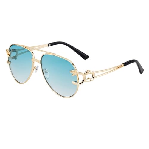 FHKQMLFQ-Sonnenbrille Punk Herren Metallrahmen Vintage Sonnenbrille für Damen männliche Brillen Anti UV400 FHKQMLFQ-Sonnenbrille Punk Herren Metallrahmen Vintage Sonnenbrille für Damen männliche Brillen Anti UV400 von Generisch
