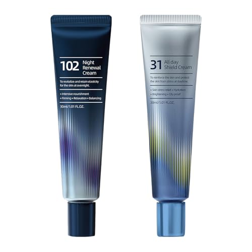 Feuchtigkeitsspendende Gesichtscreme | 2er Set Tages- und Nachtcreme,Straffende Aufhellende Lotion Für Trockene Empfindliche Haut Makeup-Vorbereitung Frauen Männer Nachtpflege Feuchtigkeitsspendende Gesichtscreme | 2er Set Tages- und Nachtcreme,Straffende Aufhellende Lotion Für Trockene Empfindliche Haut Makeup-Vorbereitung Frauen Männer Nachtpflege von Generisch