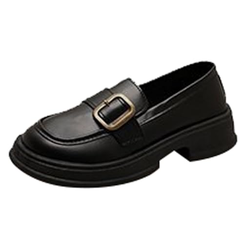 Flache Damenschuhe, Outdoor-Skistiefel, verdickt, bequem, Leder, Schwarz , 38 EU Flache Damenschuhe, Outdoor-Skistiefel, verdickt, bequem, Leder, Schwarz , 38 EU von Generisch