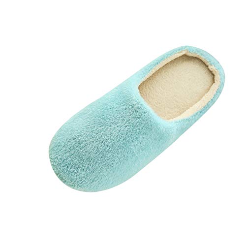 Flauschige Hausschuhe Damen Bequem Pantoffeln Rutschfest Slip On Bequeme Rutschfeste Leicht Home Slipper Schlafzimmer Gemütlich Innenbereich Plüsch Hausschuhe Herausnehmbares Fußbett von Generisch