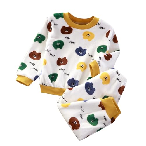 Flauschige Schlafanzug - Hausanzug Kinder MäDchen Kuschelig Pyjama Jungen Zweiteiler Winter Warm Weihnachten Pyjama - Hauskleidung Anzug Kapuze Pullover Hose Set Warme Winter NachtwäSche Lose Flauschige Schlafanzug - Hausanzug Kinder MäDchen Kuschelig Pyjama Jungen Zweiteiler Winter Warm Weihnachten Pyjama - Hauskleidung Anzug Kapuze Pullover Hose Set Warme Winter NachtwäSche Lose von Generisch