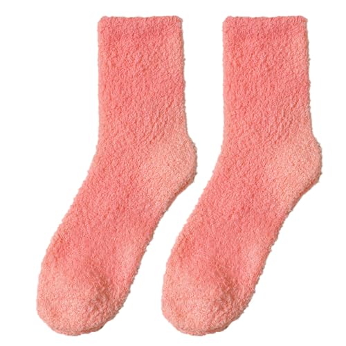 Flauschige Socken für Damen, weiche Wintersocken, gemütlich, niedlich, Plüsch, warme Schlafsocken für Weihnachten, 2 Paar Hi-Top-Sneaker-Socken, rose, Einheitsgröße Flauschige Socken für Damen, weiche Wintersocken, gemütlich, niedlich, Plüsch, warme Schlafsocken für Weihnachten, 2 Paar Hi-Top-Sneaker-Socken, rose, Einheitsgröße von Generisch