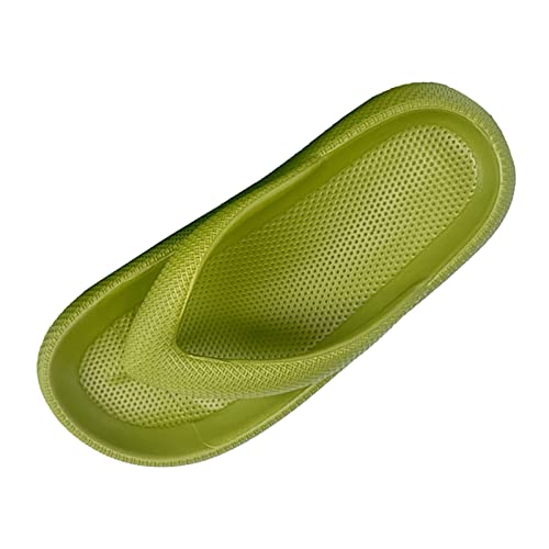 Flip-Flop-Flop-Fuß, rutschfest, für den Sommer, weiche Sohle, Badezimmer, Paare, lässige Sandalen mit dicker Sohle, Kuhdruck, Hausschuhe für Damen, grün, 38.5 EU Flip-Flop-Flop-Fuß, rutschfest, für den Sommer, weiche Sohle, Badezimmer, Paare, lässige Sandalen mit dicker Sohle, Kuhdruck, Hausschuhe für Damen, grün, 38.5 EU von Generisch
