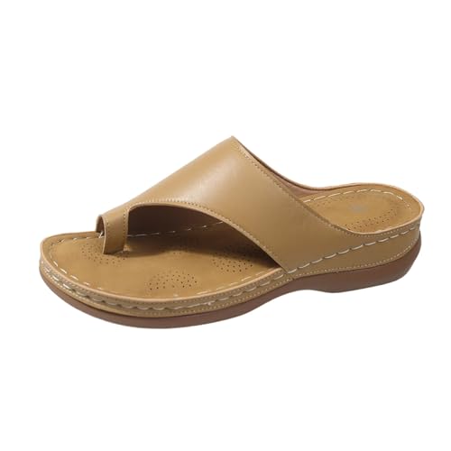 Flip Flops Damen Elegant Zehentrenner Modische Sommerschuhe Atmungsaktive Hallux Valgus Schuhe mit Fussbett Slippers Plateau Zehensandalen Schlappen Sommer Bequem Leichte Orthopädische Sandalen Flip Flops Damen Elegant Zehentrenner Modische Sommerschuhe Atmungsaktive Hallux Valgus Schuhe mit Fussbett Slippers Plateau Zehensandalen Schlappen Sommer Bequem Leichte Orthopädische Sandalen von Generisch