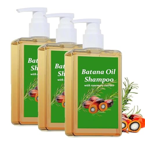 For Batana Oil Shampoo, Batanas Shampoo mit Rosemary Extrakt,Natürliches Kaltgepresstes Batanaöl für dünner werdendes Haar für Frauen & Männer Haarausfall,Haarverdichtung für Haarpflege (3PC, 100ml) For Batana Oil Shampoo, Batanas Shampoo mit Rosemary Extrakt,Natürliches Kaltgepresstes Batanaöl für dünner werdendes Haar für Frauen & Männer Haarausfall,Haarverdichtung für Haarpflege (3PC, 100ml) von Generisch