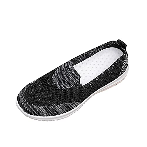 Freizeitschuhe Damen Sneaker - Sportschuhe Damen Fitnessstudio Leicht Sandalen Slip On Orthopädische Outdoor Arbeitsschuhe Atmungsaktiv Barfußschuhe Mesh Atmungsaktiv Turnschuhe-Strandschuhe von Generisch