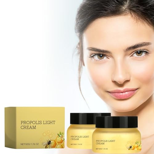 Gelée Royale Gesichtscreme Propolis Anti Aging Gesichtscreme Propolis Festigende Feuchtigkeitscreme Propolis Gesichtslifting Creme Anti Falten Propolis Gesichtscreme Für Männer Und Frauen (2 PCS) von Generisch