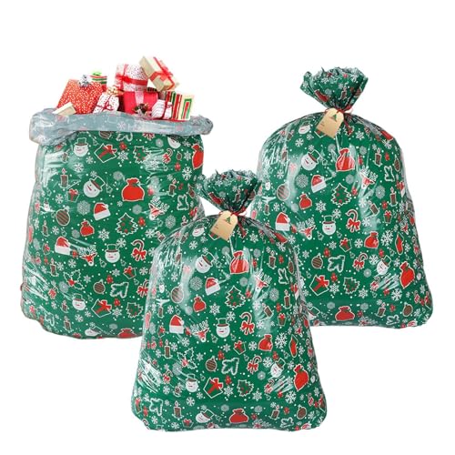 Generico Christmas Goodies Bags, Candy Organizer Bag, Christmas Decoration Bags, Goodies Bag with Large Capacity Candy Organizer Bag for Christmas Parties And Special Events, grün, riferimento Generico Christmas Goodies Bags, Candy Organizer Bag, Christmas Decoration Bags, Goodies Bag with Large Capacity Candy Organizer Bag for Christmas Parties And Special Events, grün, riferimento von Generisch