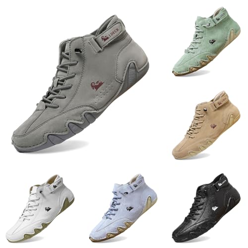 Generisch Alpaca Barfußschuhe, Alpaca-Ergonomischer, Wasserdichter & Schmerzlindernder Leder-BarfußSchuh, Atmungsaktive OrthopäDische Barfuss Schuhe Flach Leicht Wanderschuhe Grey 49 Generisch Alpaca Barfußschuhe, Alpaca-Ergonomischer, Wasserdichter & Schmerzlindernder Leder-BarfußSchuh, Atmungsaktive OrthopäDische Barfuss Schuhe Flach Leicht Wanderschuhe Grey 49 von Generisch