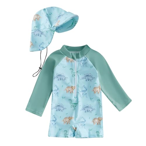 Generisch Badeanzug Baby Jungen Uv Badebekleidung Kleinkind Langarm Einteilige Sport Schwimmanzug mit Badekappe Sonnenhut Kinder Schnell Trocknend Bademode Schutzkleidung mit Reißverschlüsse Badeset Generisch Badeanzug Baby Jungen Uv Badebekleidung Kleinkind Langarm Einteilige Sport Schwimmanzug mit Badekappe Sonnenhut Kinder Schnell Trocknend Bademode Schutzkleidung mit Reißverschlüsse Badeset von Generisch