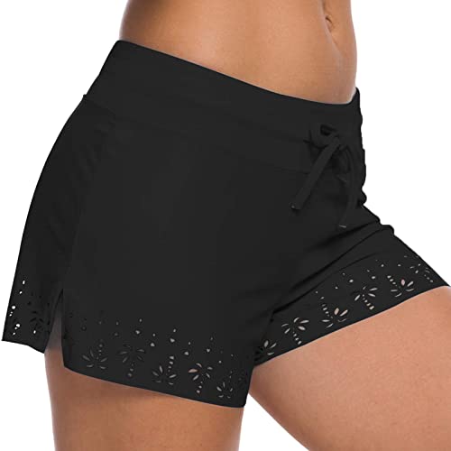 Generisch Badehose Damen Badeshorts mit Tasche und Kordelzug Sommer Schnell Trocknende Boardshorts Strand Wassersport Shorts Bikini Schwimmhose Sport Gym Generisch Badehose Damen Badeshorts mit Tasche und Kordelzug Sommer Schnell Trocknende Boardshorts Strand Wassersport Shorts Bikini Schwimmhose Sport Gym von Generisch