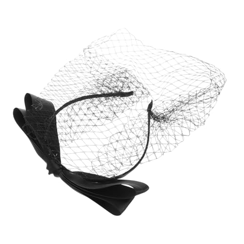 Generisch Bedecktes Mesh-Stirnband Haarschleife Frauen Brautkopfbedeckung Pillbox-Mütze für Damen Pillbox-Hut mit Schleier Beerdigung Hut Schleier Kostüm Bughaarzubehör Gittergewebe Schwarz Generisch Bedecktes Mesh-Stirnband Haarschleife Frauen Brautkopfbedeckung Pillbox-Mütze für Damen Pillbox-Hut mit Schleier Beerdigung Hut Schleier Kostüm Bughaarzubehör Gittergewebe Schwarz von Generisch