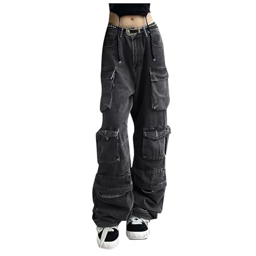 Generisch Cargohose Damen High Waist Lang Kurz Hosen Hose Lockere Wasserdicht Jogginghose Elegant Baggy Stretch Cargo Arbeitshose Bequeme Leichte Wanderhose Cargo-Hose Stoffhose Generisch Cargohose Damen High Waist Lang Kurz Hosen Hose Lockere Wasserdicht Jogginghose Elegant Baggy Stretch Cargo Arbeitshose Bequeme Leichte Wanderhose Cargo-Hose Stoffhose von Generisch