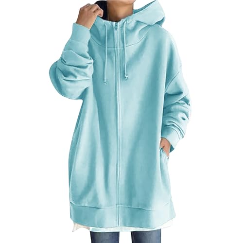 Generisch Damen 2024 Sweatjacke lang mit Kapuze Strickjacke Kapuzenjacke lang Damen Damen wintersjacke lang sweatmantel Strickjacke Damen mit Reissverschluss Generisch Damen 2024 Sweatjacke lang mit Kapuze Strickjacke Kapuzenjacke lang Damen Damen wintersjacke lang sweatmantel Strickjacke Damen mit Reissverschluss von Generisch