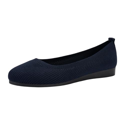 Generisch Damen Ballerinas Flats mit atmungsaktivem Strick Rundzehen-Design Mittelfußstütze strapazierfähige Laufsohle leicht & flexibel Damen-Walkingschuhe Generisch Damen Ballerinas Flats mit atmungsaktivem Strick Rundzehen-Design Mittelfußstütze strapazierfähige Laufsohle leicht & flexibel Damen-Walkingschuhe von Generisch