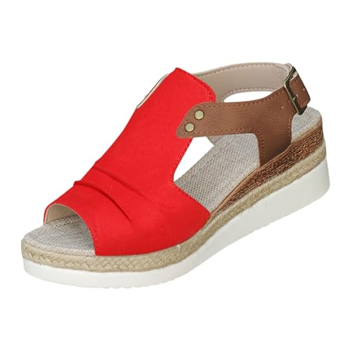Generisch Damen Sandalen Sommer Seil Keil Absatz Frauen Sandalen Casual Fish Mouth Flat Bottom Beach Casual Sandaletten Sommerschuhe Plateau Frauen Flache Schuhe RingfußFuß-Hausschuhe Sportsandalen Generisch Damen Sandalen Sommer Seil Keil Absatz Frauen Sandalen Casual Fish Mouth Flat Bottom Beach Casual Sandaletten Sommerschuhe Plateau Frauen Flache Schuhe RingfußFuß-Hausschuhe Sportsandalen von Generisch