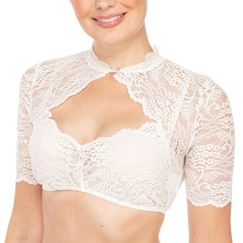 Generisch Dirndl Bluse Damen Bierbekleidung Trachtenbluse Elegant Dirndlbluse mit Spitze Spitzenbluse für Oktoberfest Kurzarm Tracht Bluse Traditionelle Dirndlbluse mit Brustausschnitt (A03 White, L) Generisch Dirndl Bluse Damen Bierbekleidung Trachtenbluse Elegant Dirndlbluse mit Spitze Spitzenbluse für Oktoberfest Kurzarm Tracht Bluse Traditionelle Dirndlbluse mit Brustausschnitt (A03 White, L) von Generisch