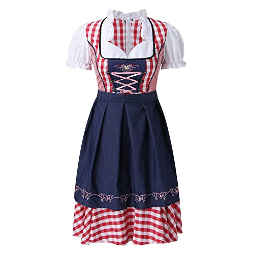 Generisch Dirndl Dirndl Damen Midi - Trachtenkleid Grün mit Dirndlschürzen und Dirndlbluse Trachtenrock Samt Dirndlkleid Oktoberfest Outfit Generisch Dirndl Dirndl Damen Midi - Trachtenkleid Grün mit Dirndlschürzen und Dirndlbluse Trachtenrock Samt Dirndlkleid Oktoberfest Outfit von Generisch