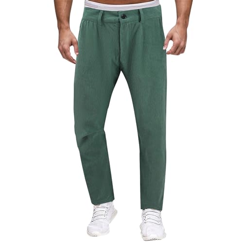 Generisch Freizeithose Herren Cordhose Sommer Streifen Regular Fit Chino Trousers Workout Business Casual Modern Klassische Freizeit Hosen Golfhose Mit Taschen-Grün-L Generisch Freizeithose Herren Cordhose Sommer Streifen Regular Fit Chino Trousers Workout Business Casual Modern Klassische Freizeit Hosen Golfhose Mit Taschen-Grün-L von Generisch