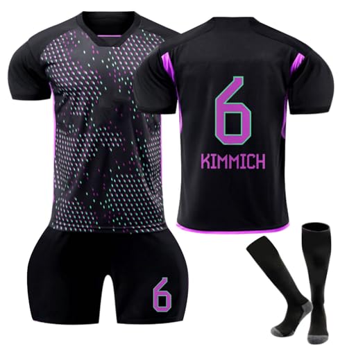 Generisch Fußball Trikot, Fussball Trikot, Fussball Trikot Kinder, Heimtrikots, Auswärtstrikots, Kinder Jungen Herren Fussball Trikot Trainingstrikots mit T-Shirt, Shorts und Socken von Generisch