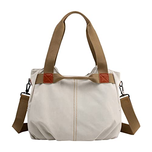 Generisch Handtasche Damen Dunkelblau Umhängetasche Groß Retro Eine Schulter Umhängetasche frauen Große Kapazität Handtasche frauen Einfache Vielseitige Leinwand Damen Mittelgroß (White,One Size) Generisch Handtasche Damen Dunkelblau Umhängetasche Groß Retro Eine Schulter Umhängetasche frauen Große Kapazität Handtasche frauen Einfache Vielseitige Leinwand Damen Mittelgroß (White,One Size) von Generisch
