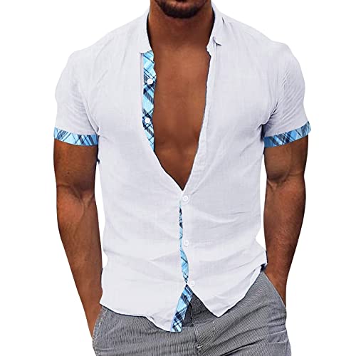 Generisch Hemden für männer blau funktionshemd Herren 4XL Weisse Hemden Hemden männer Sommer Camouflage Hemden Herren karo Hemden männer Kurzarm seiden Hemden Herren 41 Slim Generisch Hemden für männer blau funktionshemd Herren 4XL Weisse Hemden Hemden männer Sommer Camouflage Hemden Herren karo Hemden männer Kurzarm seiden Hemden Herren 41 Slim von Generisch