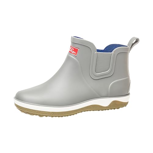 Generisch Herren Gummistiefel, Kurze Stiefel Herren Damen, Flach rutschfest Wasserdicht Gummi-Regenstiefel Für Arbeit, Angeln Autowäsche Küche Regenstiefel Generisch Herren Gummistiefel, Kurze Stiefel Herren Damen, Flach rutschfest Wasserdicht Gummi-Regenstiefel Für Arbeit, Angeln Autowäsche Küche Regenstiefel von Generisch