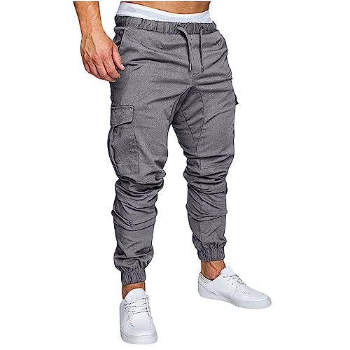 Generisch Hose Herren Cargohose Outlet Casual Sommerhose Leicht Baumwolle Freizeit Cargo Hosen Outlet Angebote Männer Jogginghose Vintage Weiß Haremshose Sporthosen Sale Grau S Generisch Hose Herren Cargohose Outlet Casual Sommerhose Leicht Baumwolle Freizeit Cargo Hosen Outlet Angebote Männer Jogginghose Vintage Weiß Haremshose Sporthosen Sale Grau S von Generisch