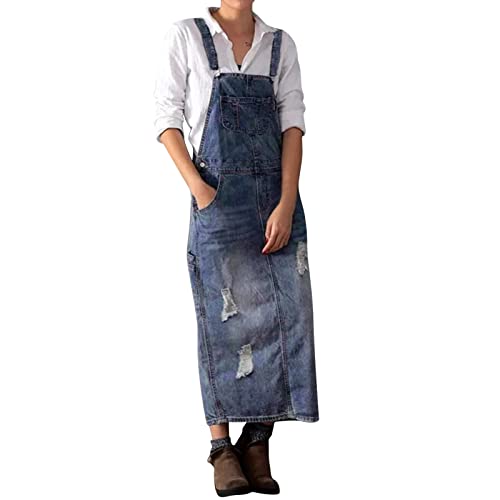 Generisch Jeanskleid Damen Latz Denim Kleid Lang Latzkleid Sommer Jeans Trägerkleid Elegant Ärmellos Maxikleid Lässig Lockeres Jeans Kleider mit Taschen Latzkleider Freizeitkleid Generisch Jeanskleid Damen Latz Denim Kleid Lang Latzkleid Sommer Jeans Trägerkleid Elegant Ärmellos Maxikleid Lässig Lockeres Jeans Kleider mit Taschen Latzkleider Freizeitkleid von Generisch