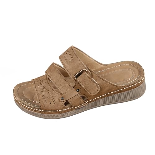 Generisch Keilsandalen Damen Sommer, Pantoletten Damen Vintage Elegante Slippers Keilabsatz Plateau Mit Print Strandschuhe Slingback Hausschuhe Leichtgewichts Orthopädische Schuhe Bequeme Slippers Generisch Keilsandalen Damen Sommer, Pantoletten Damen Vintage Elegante Slippers Keilabsatz Plateau Mit Print Strandschuhe Slingback Hausschuhe Leichtgewichts Orthopädische Schuhe Bequeme Slippers von Generisch
