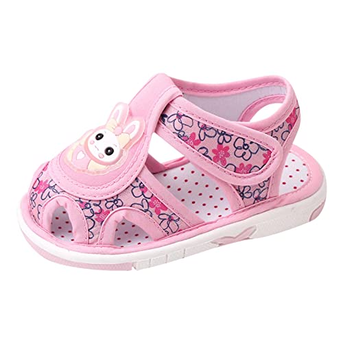 Generisch Kleine Mädchen Sommer Strandsandalen Sandalen Prinzessin Atmungsaktiv Freizeitsandalen Mädchen Festliche Sandale Lauflernsandalen Bequeme Freizeitschuhe-Sommerschuhe (Pink, 21 Infant) von Generisch