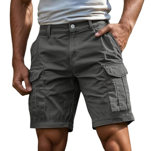 Generisch Kurze Hosen Herren Cargohose Sommer Einfarbige Shorts Elastische Taille Sommerhose mit Tasche und Kordelzug Sportshorts Locker Freizeithosen Kurz Weites Bein Hosen Urlaubs Jogginghose Generisch Kurze Hosen Herren Cargohose Sommer Einfarbige Shorts Elastische Taille Sommerhose mit Tasche und Kordelzug Sportshorts Locker Freizeithosen Kurz Weites Bein Hosen Urlaubs Jogginghose von Generisch