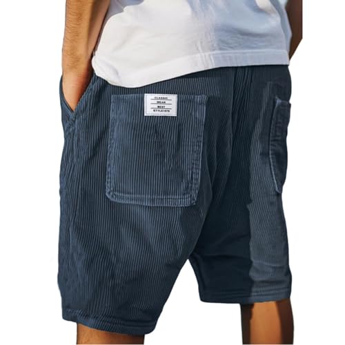 Generisch Kurze Hosen Herren Shorts Sommer Kurz Casual Baggy Cord Shorts Herren Mit Kordelzug Und Elastischem Bund Sweatshorts Lässige Retro Kurze Cordhose Jogging Bermuda Jogginghose Kurz, S-5XL Generisch Kurze Hosen Herren Shorts Sommer Kurz Casual Baggy Cord Shorts Herren Mit Kordelzug Und Elastischem Bund Sweatshorts Lässige Retro Kurze Cordhose Jogging Bermuda Jogginghose Kurz, S-5XL von Generisch