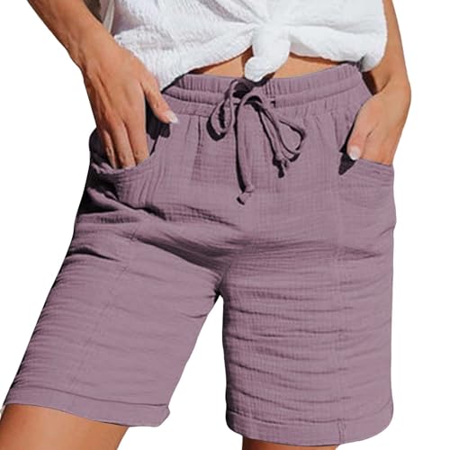 Generisch Leinenhose Damen Sommer Knielang Kurze Hosen Leicht Und Luftig Locker Hohe Taille Caprihose Strandhose Stoffhose Casual Pants Generisch Leinenhose Damen Sommer Knielang Kurze Hosen Leicht Und Luftig Locker Hohe Taille Caprihose Strandhose Stoffhose Casual Pants von Generisch