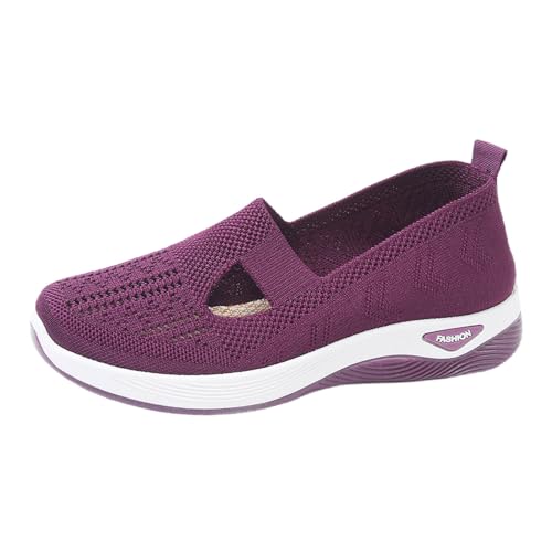 Generisch Orthopädischer Slip-On für Damen Sneaker Leicht Schuhe ohne Schnürung, Bequeme Handsfree Slip On Walkingschuhe, Atmungsaktive Turnschuhe mit Erhöhter Dämpfung Generisch Orthopädischer Slip-On für Damen Sneaker Leicht Schuhe ohne Schnürung, Bequeme Handsfree Slip On Walkingschuhe, Atmungsaktive Turnschuhe mit Erhöhter Dämpfung von Generisch