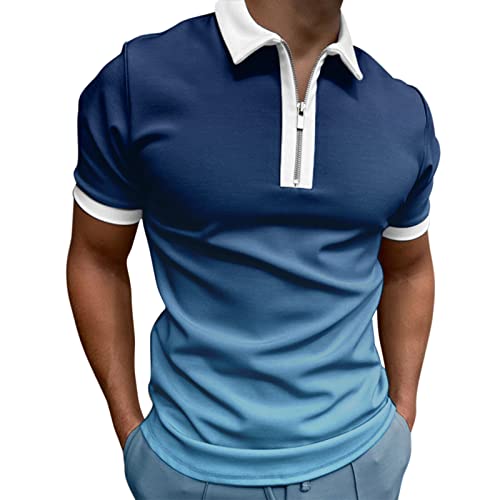 Generisch Poloshirt l Herren Polohemden 3/4 arm Poloshirt Herren schwarz rot Poloshirt XXL 100% Baumwolle Poloshirt männer weiß Langarm Herren Poloshirt Kurzarm große größen von Generisch