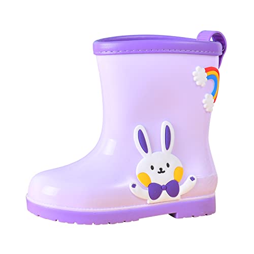 Generisch Regenschuhe Kinder - Wasserschuhe Kinder Gummistiefel Cartoon Babyschuhe Rutschfeste Wasserstiefel Slip On Freizeitschuhe Abwischbar Kleinkindschuhe Outdoor Sommerschuhe-Sommerstiefel von Generisch