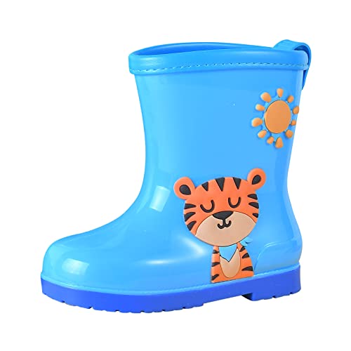 Generisch Regenschuhe Kinder - Wasserschuhe Kinder Gummistiefel Cartoon Babyschuhe Rutschfeste Wasserstiefel Slip On Freizeitschuhe Abwischbar Kleinkindschuhe Outdoor Sommerschuhe-Sommerstiefel von Generisch