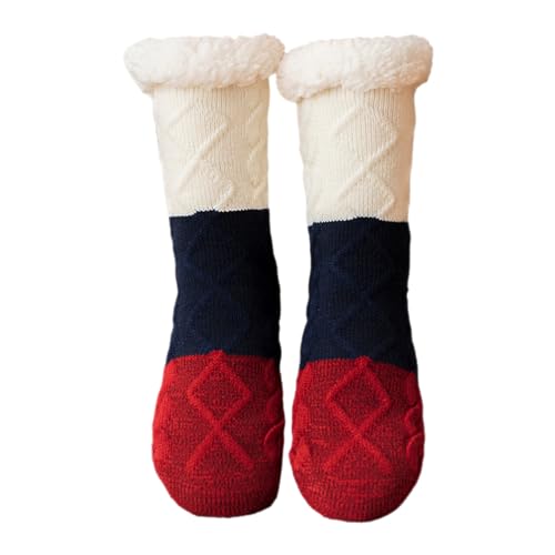 Rutschfeste Damensocken, Fuzzy-Bodensocken - Flauschige Socken für Damen - Fuzzy Gripper-Socken, bequeme Schlafsocken für Damen und Herren, Must-Haves nach der Geburt von Generisch